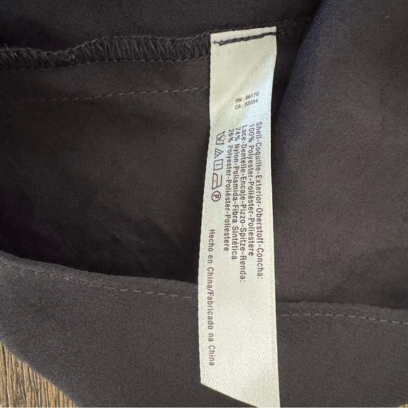 Free People Intimately Black Camisole with Lace Bandeau NWT - Picture 5 of 5